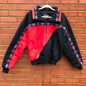 Vintage Southwestern Aztec Jacket Coat M EUC!